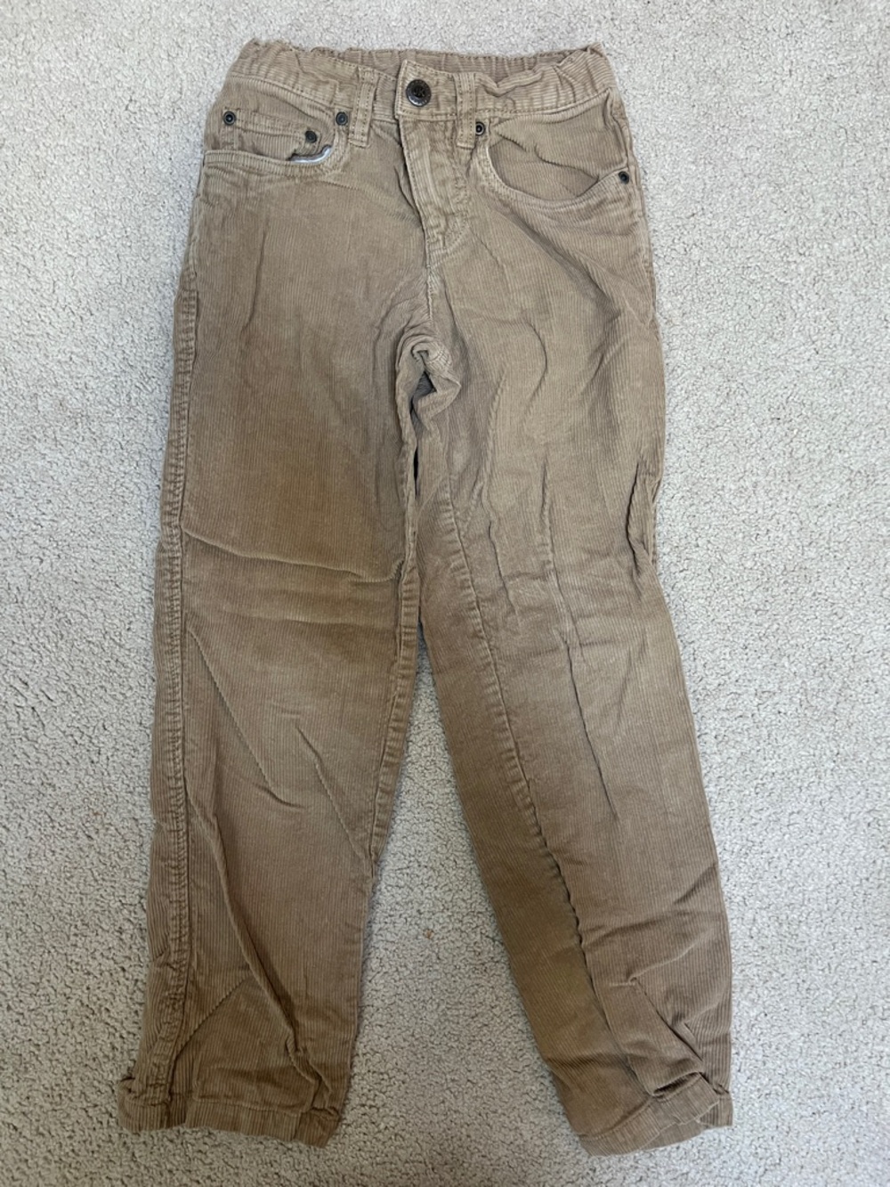 Boy’s Corduroy Pants in Tan